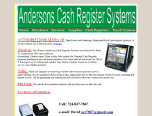 Tablet Screenshot of andersoncash.com